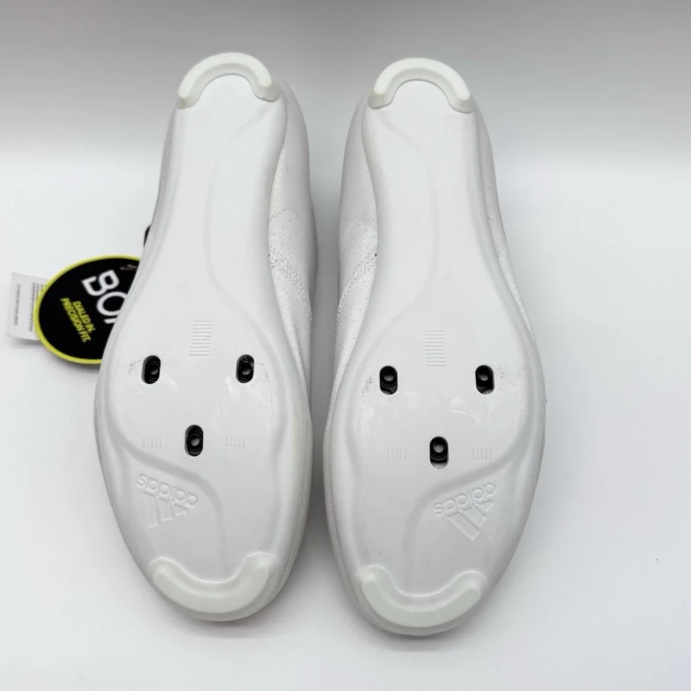 Size‎ 6.5M, 7.5W- Adidas Tempo 3-Stripes BOA Unisex Cycling Cloud White/Silver
